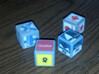Complete Set of Blazonry Dice 3d printed A newer version than the other picture, though the light is not great.