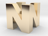 N64 Logo - 2" Cube Desk Object 3d printed 