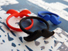 Ring Moustache Plastic 3d printed Strong & Flexible 