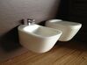 Bidet wall-mounted, 1:12, 1:24 3d printed 1:12 in combination with toilet