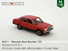 Mercedes-Benz W123 (N 1:160) 3d printed 