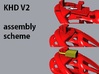 KHD V2 - semifinished tube 3d printed 