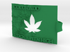 Colorado Marijuana Key Fob 3d printed 