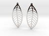 LEAF Earrings 3d printed 