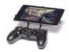 Controller mount for PS4 & Asus Memo Pad ME172V 3d printed Front View - A Nexus 7 and a black PS4 controller