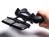 Controller mount for PS4 & Lenovo A60+ 3d printed In hand - A Samsung Galaxy S3 and a black PS4 controller