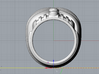 Mystery Train Ring _ Size 12 (21.49 mm) 3d printed 
