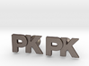 Monogram Cufflinks PK 3d printed 