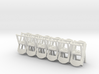 HO Scale Folding Chairs X12 3d printed 