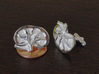 Anatomical Kidney Cufflinks 3d printed For size reference