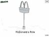 McDonalds pole-3cm (n-scale)  3d printed 