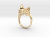 the Rhinoceros Ring  3d printed 