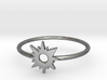 Sun Midi Ring 16mm inner diameter by CURIO 3d printed 