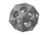 Pendant - Icosahedron 3d printed pendant-Icosahedron
