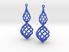 Posh Big Earrings 50mm 3d printed 