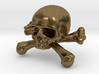 12mm .47in Skull & Bones for earring 3d printed 