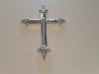 Medieval Style Cross Pendant Charm 3d printed 