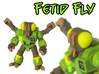 Fetid Fly (Colored Sandstone) 3d printed 