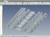 HO Lobster Trap Round Top End Eye 24 pack 3d printed 