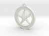 Starfish Circle-pendant 3d printed 