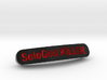 SoloGod KILLER Nameplate for SteelSeries Rival 3d printed 