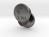 Personalized Lion Cufflinks - Personalized Initial 3d printed 