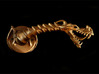Dragon doorhandle 005 3d printed dragon doorhandle no.5 - 3D print in matte bronze steel