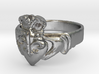 NOLA Claddagh, Ring Size 8 3d printed 