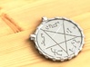 Devil's trap pendant 3d printed 