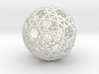 Triangulated Sphere 3d printed 