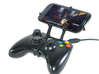 Controller mount for Xbox 360 & Prestigio MultiPho 3d printed Front View - A Samsung Galaxy S3 and a black Xbox 360 controller