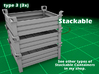 Stackable Container Type3 (3x) 3d printed 