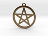 Pentacle Pendant 5cm 3d printed 