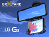 GPXtand - Universal Mobile and GPS Car Holder 3d printed GPXtand with LG G3 - WITH OR WITHOUT CASE!