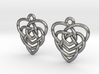 Celtic Motherhood Knot Earrings 3d printed 