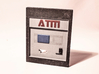 Contemporary ATM for 7" Figures 3d printed Here shown in full color sandstone