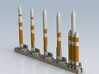 1/400 Delta IV Heavy with Orion Service Module 3d printed CAD render of my other Delta IV variants