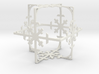 Snowflake Cube (Christmas Tree bauble?) 3d printed 