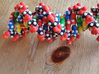 Custom DNA Molecule Model "Sandra", Size = Huge 3d printed Actual print of this Personalised DNA Molecule Model 