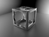 cube ring, size us 4 , 45 mm 3d printed 