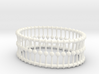 Bracelet Oval Cones Balls And Rings 3 In X 225 3d printed 