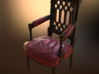Georges Jacob Chair  1/12TH scale  (1739-1814) 3d printed Engine Render