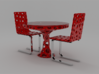 Modern Voronoi Organic Chair 3d printed 