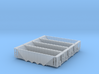 Four Bay Rapid Discharge Hopper - Set of 4 - Zscal 3d printed 