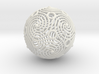 spiraling icosahedron | 2.4mm 3d printed 