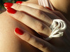 Ribbon Double Ring 7/8 3d printed White