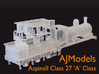 AJModels P03A L&Y A Class 27 for Bachmann Chassis 3d printed Frosted Ultra Detail test print