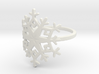 Snowflake Ring - US Size 08 3d printed 