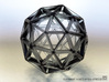 Polyhedral Sculpture #30 (3.7 cm) 3d printed 