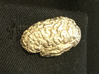 Brain Cufflinks (Two Hemispheres) 3d printed On jacket cuff